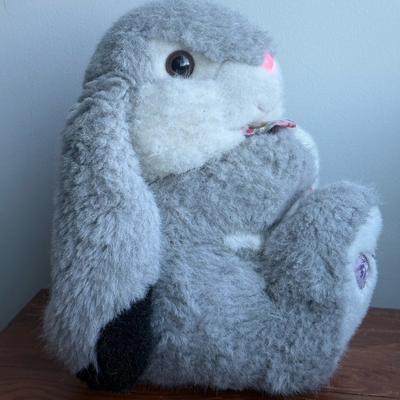 People Pals Bunny Plush Vintage Aurora Floral Spring Easter Stuffed Animal 13" - Picture 10 of 16